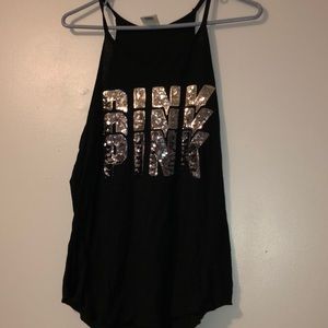 sparkly tank top